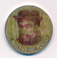 2019. "75 éves a forint - Bethlen Gábor 2000Ft, Mátyás 100 pengő" Ni emlékérem, dimenziós hátlappal, tanúsítvánnyal T:UNC