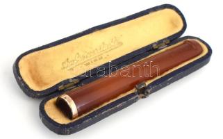 Antik bécsi szipka, eredeti jelzett tokjában