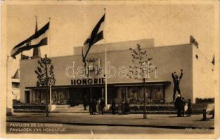 1935 Brussels, Bruxelles; Pavillon de la Hongrie / Paviljoen van Hongarije / International Exposition, Hungrian pavilion (r)