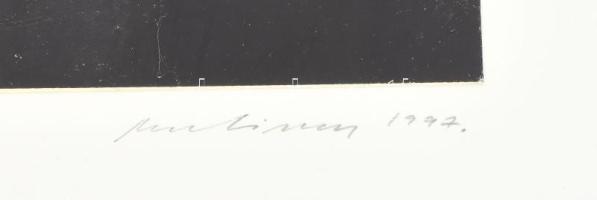 Nemes Ferenc (1946-): Geometrikus kompozíció. Ceruza, papír, jelezve jobbra lent. Sarkaiban kartonra...