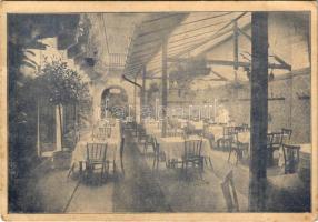 1938 Kassa, Kosice; Záhradná miestnost Levocského domu / Lőcsei ház kerthelyisége, étterem, belső / restaurant + " Kassa visszatért 1938" So. Stpl (EB)