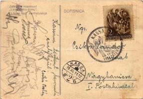 1938 Kassa, Kosice; Záhradná miestnost Levocského domu / Lőcsei ház kerthelyisége, étterem, belső / ...