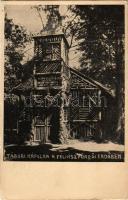 Félixfürdő, Baile Felix; Tábori kápolna az erdőben. Hátoldalon "Féliksz-fürdői kápolna ünnepély 1917. augusztus 17." bélyegzés / military field chapel in the forest (EK)