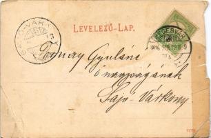 1906 Segesvár, Schässburg, Sighisoara; szentély, Jézus szíve kápolna, főoltár, Mária kápolna, római ...