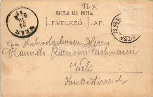 1899 (Vorläufer) Savanyúkút, Bad Sauerbrunn; (Rb)