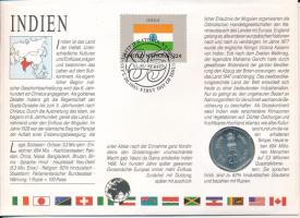 India 1983. 20p Al "FAO - Halászat" felbélyegzett borítékban, első napi bélyegzős ENSZ bél...