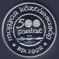 1992. 500Ft Ag "Szent László" T:PP