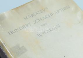 6 db sakk könyv: B. Kagan: Maróczy's hundert Schachpartien, Egon Varanusz-Arpad Földeák: Aljech...