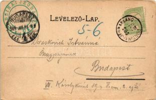 1905 Sztracenai-völgy, Ztracená, Stracenovska dolina, Stratena; Sztraczenai sziklakapu. Fejér E. kia...