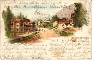 1913 Tátrafüred, Ótátrafüred, Altschmecks, Stary Smokovec (Tátra, Magas-Tátra, Vysoké Tatry); Adolf ...