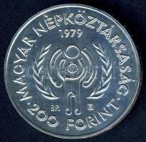 1979. 200Ft Ag "Nemzetközi gyermekév" T:BU