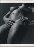 cca 1951 André de Dienes (korábban Ikafalvi-Dienes Andor György) (1913-1985) magyar - amerikai fotóriporter és fotóművész felvétele (Akt alulnézetből), 1 db modern nagyítás, jelzés nélkül, 21x15 cm