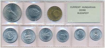1982. 2f-10Ft (9xklf) érmés forgalmi sor fóliatokban T:UNC patina Adamo FO15