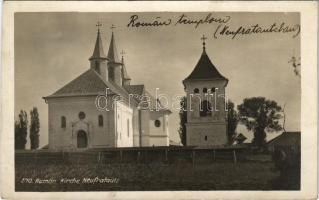 Fratautii Noi, Neufratautz (Bukovina, Bucovina, Bukowina); Rumän. Kirche / Román ortodox templom / Romanian Orthodox church. photo (non PC)