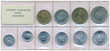 1984. 2f-20Ft (10xklf) érmés forgalmi sor fóliatokban T:UNC patina Adamo FO17