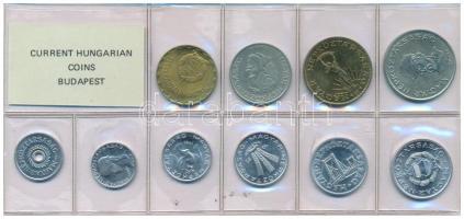 1985. 2f-20Ft (10xklf) érmés forgalmi sor fóliatokban T:UNC patina Adamo FO18
