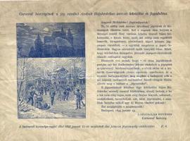 1893 A Budapesti Korcsolya Egylet által megtartott első jelmezes jégünnepély emléklapja