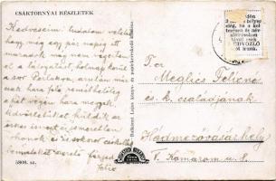 Csáktornya, Cakovec; Hősök szobra Turullal. Balkányi Lajos kiadása / military heroes monument (Rb)