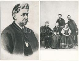 Nagykőrös, Arany János Nagykőrösön. 10 db MODERN képeslap, tokban. A Képzőművészeti Alap Kiadóvállal...