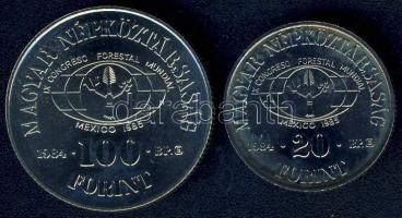 1984. 20Ft + 100Ft "FAO" pár T:BU