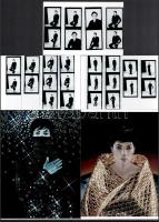 Michael Jackson ábrázolások, amelyek eltérő időben készültek, 30 felvétel 5 db modern nagyításon, 21x15 cm és 10x15 cm