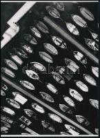 1929 Moholy-Nagy László (1895-1946) magyar-német-amerikai fotográfus felvétele (Marseille-i kikötő), a néhai Lapkiadó Vállalat központi fotólaborjának archívumából 1 db modern nagyítás, jelzés nélkül, 21x15 cm