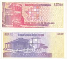 Nicaragua 1990. 5.000.000C + 10.000.000C T:UNC
Nicaragua 1990. 5.000.000 Cordobas + 10.000.000 Cord...