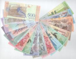 Venezuela 2011-2018. 2B - 20.000B (17xklf) T:UNC,AU
Venezuela 2011-2018. 2 Bolivares - 20.000 Boliv...