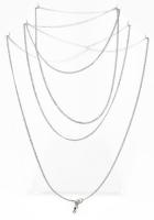 Ezüst (Ag) óralánc, jelzett, 13,4g