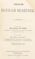 Szoboszlai Pap István: Ünnepi egyházi beszédek. Közrebocsátja: Révész Bálint. Hozzákötve: Közönséges...