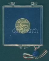 Kalocsa DN aranyozott kis Ag zseton eredeti ÁPV plombált tokban; szign.: Csúcs V. T:BU