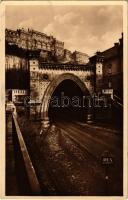 Budapest I. Alagút, királyi várpalota, Rex autobenzin reklám. Sz.B.B. 4100. (EK)