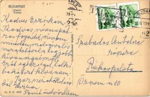 Budapest I. Alagút, királyi várpalota, Rex autobenzin reklám. Sz.B.B. 4100. (EK)