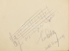 Sárdy János (1902-1959) színművész színész autogram gyűjteménye. 59 db külföldi, színész autográf al...