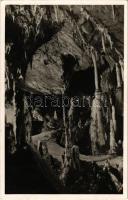 Aggtelek-Jósvafő, cseppkőbarlang, "Pokol torka". Kessler Hubert felvétele