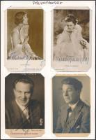 Sárdy János (1902-1959) színművész színész autogram gyűjteménye. kb 34 db aláírt fotólap magyar és külföldi színészekről valamint hozzá Sárdy néhány eredeti fotója