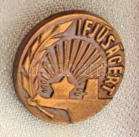 ~1980. "Ifjúságért" bronz érdemérem mellszalagon, miniatűrrel, eredeti tokban T:UNC