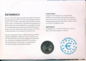 Ausztria 2017. 2E "Mária Terézia" felbélyegzett borítékban T:AU Austria 2017. 2 Euro &quot...
