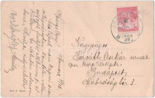 1918 Rachel sírja. Judaika, Biró A. Bpest. / Grab Rachels. Judaica (EK)