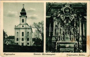 1933 Máriabesnyő (Gödöllő), kegytemplom, főoltár, belső (fl)
