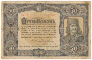 1920. 50K "Orell Füssli Zürich" nyomdahely jelöléssel, "5a 010 819460" T:F Adamo K25