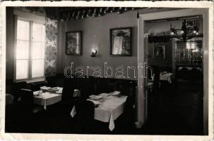 Kolozsvár, Cluj; Bagolyvár vendéglő, étterem, belső. Rózsa utca 8. / restaurant, interior (EK)