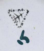 Városlőd 6 személyes bögre készlet, jelzett, hibátlan, m: 11 cm