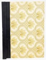 Gyufacímke gyűjtőalbum, üres, használatlan állapotban, 29,5x21,5 cm