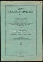 1927 Sopron MOVE sporthét Veszprémben és Balatonalmádin programja 24p.