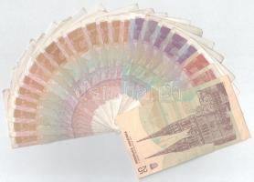 Horvátország 1991. 1D-25D (25db) T:F
Croatia 1991. 1 Dinar - 25 Dinara (25pcs) C:F