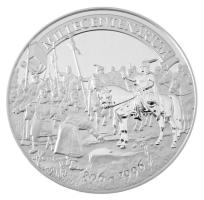 Bognár György (1944-) 1996. "Millecentenárium" kétoldalas jelzett Ag emlékérem, kapszulában, sorszámozott tanúsítvánnyal, dísztokban (31,1g/0.999/42,5mm) T:PP