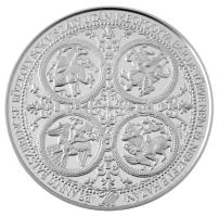 Bognár György (1944-) 1996. "Millecentenárium" kétoldalas jelzett Ag emlékérem, kapszulába...