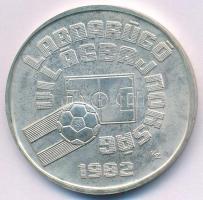 1981. 500Ft Ag "Labdarúgó Világbajnokság 1982" műbőr tokban T:BU folt Adamo EM65