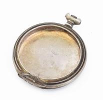 Hiányos zsebóra tok, ezüst (Ag) hátlappal